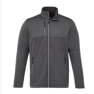 Elevate Men's Heather Dark Charcoal Joris
Eco Softshell Jacket